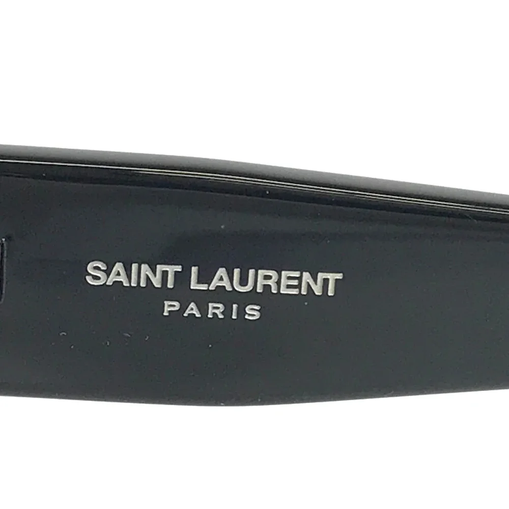 Saint Laurent Sunglasses SLM9 002 Black Oversized Square w/ Gray Gradient Lenses